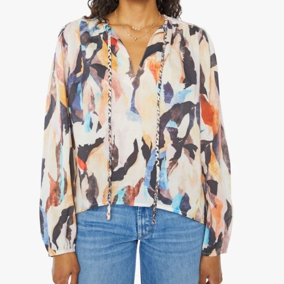 maria cher Tops - Maria Cher Violet multicolor cotton blouse